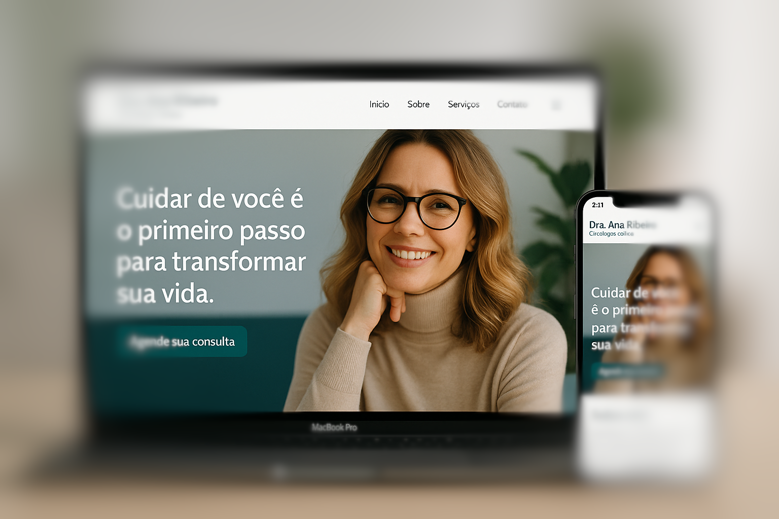 Página de Apresentação para Psicólogos